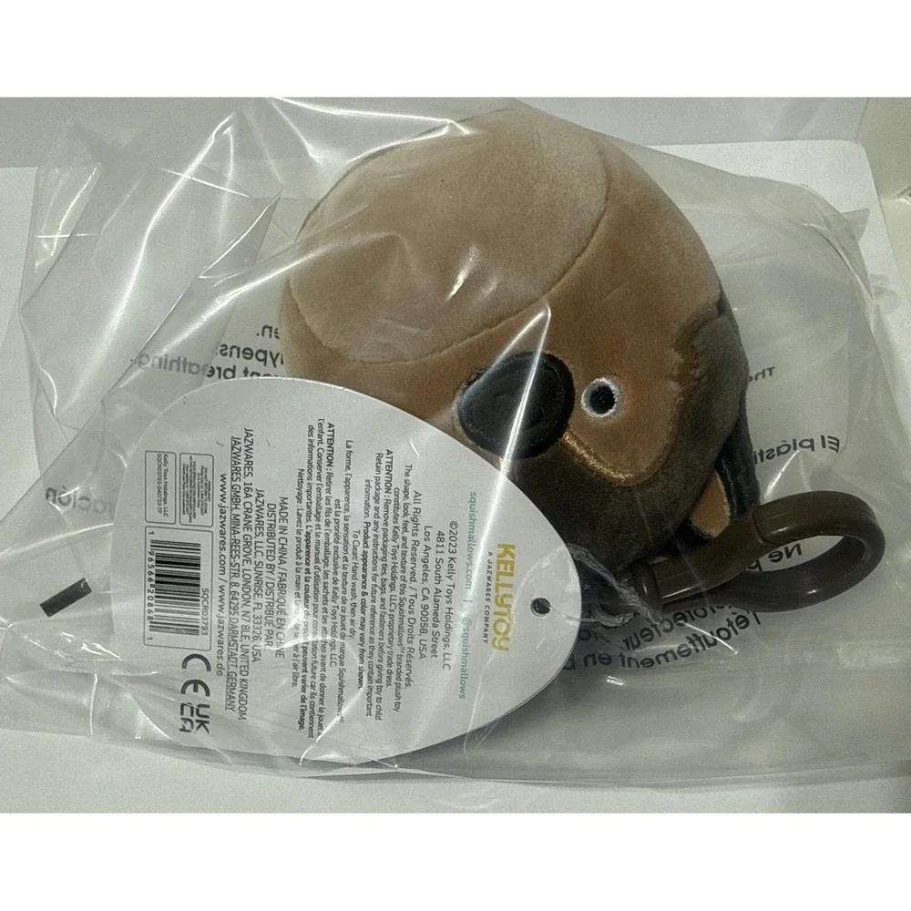 2023 Squishmallow Mario The German Shepard Keychain 3.5